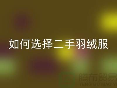 如何选择二手蒙口羽绒服必一网页版平台@上海库存服装必一网页版公司