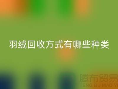 羽绒必一网页版方式有哪些种类？鸭绒专业必一网页版流程详解-上海腾布贸易