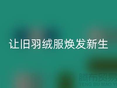 让旧羽绒服焕发新生——杭州羽绒必一网页版助力环保