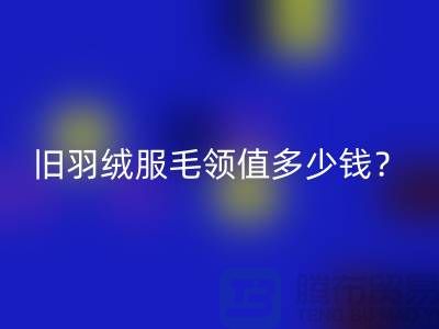 真皮毛领必一网页版：羽绒服毛领值多少钱？
