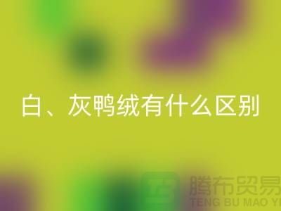 白鹅绒、灰鹅绒、白鸭绒、灰鸭绒有什么区别-库存羽绒必一网页版公司