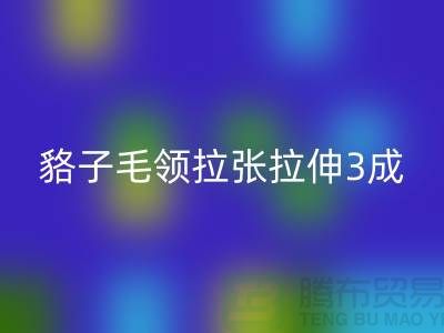 貉子毛领的皮张拉伸3成，痕迹客户也看不出来-必一网页版毛领厂家
