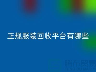 正规服装必一网页版平台有哪些公司？求推荐，最好是附近的哟