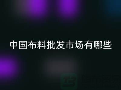 中国布料批发市场有哪些？_必一网页版