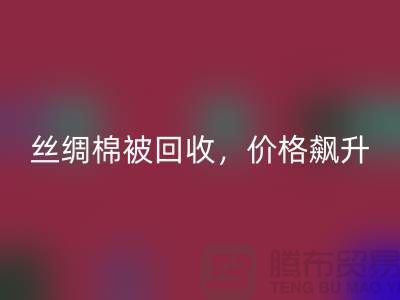 从废品到财富：丝绸棉被必一网页版，价格飙升！