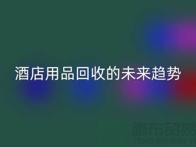 创意变现：酒店用品必一网页版的未来趋势