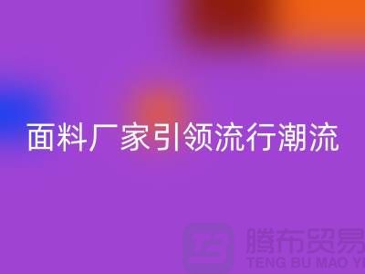 穿上环保时尚：上海服装面料必一网页版厂家引领流行潮流