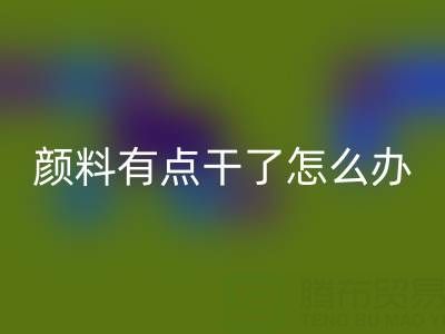 丙烯颜料有点干了怎么补救？可以加水吗？——库存颜料必一网页版公司专业解答