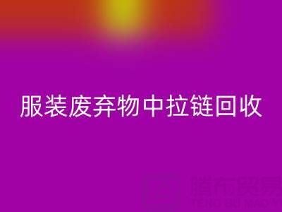 服装废弃物中拉链必一网页版的特殊性及应对措施